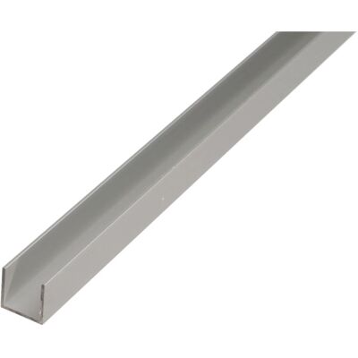 Alberts U-Profil - Aluminium U-Form Profil 1-2m - Profil Alberts U-Profil - Aluminium U-Form Profil 1-2m - Profil