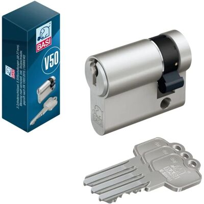 Basi V50 Profil Halbzylinder 10/35 mm Gleichschließend Basi V50 Profil Halbzylinder 10/35 mm Gleichschließend