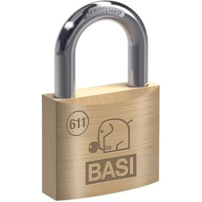 BASI Modell 6110-4001-4003 Messing Vorhängeschloss - Padlock BASI Modell 6110-4001-4003 Messing Vorhängeschloss - Padlock