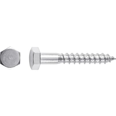 LUXTOOLS LUX-TOOLS Sechskantkopf Holzschraube Außensechskant-Antrieb Ø 8 mm x 60 mm LUXTOOLS LUX-TOOLS Sechskantkopf Holzschraube Außensechskant-Antrieb Ø 8 mm x 60 mm