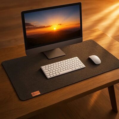 BigDean Schreibtischunterlage Filz 100X40 Cm Rutschfeste Schreibunterlage Schreibtischmatte Für Büro Und Zuhause Desk Mat Filz Mauspad Groß BigDean Schreibtischunterlage Filz 100X40 Cm Rutschfeste Schreibunterlage Schreibtischmatte Für Büro Und Zuhause Desk Mat Filz Mauspad Groß