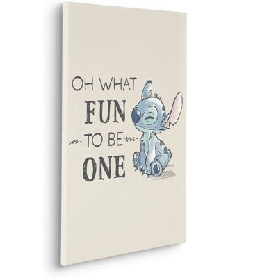 Komar Keilrahmenbild Disney Lilo and Stitch Oh What Fun 40 cm x 60 cm Komar Keilrahmenbild Disney Lilo and Stitch Oh What Fun 40 cm x 60 cm