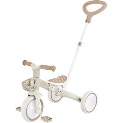 Globber Learning Trike 3in1 Plus Dreirad und Laufrad für Kinder 8/7 Zoll TPR-Sattel Höhenverstellb Taupe Globber Learning Trike 3in1 Plus Dreirad und Laufrad für Kinder 8/7 Zoll TPR-Sattel Höhenverstellb Taupe