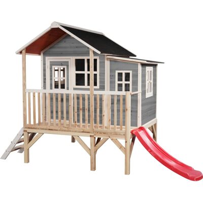 Exit Toys EXIT Loft 350 Holzspielhaus Grau Exit Toys EXIT Loft 350 Holzspielhaus Grau