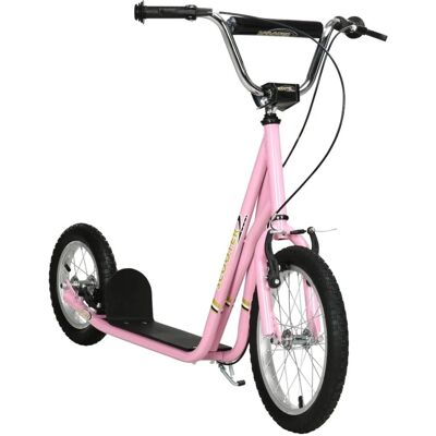 HOMCOM Kinderroller mit Bremsen 16/12 Zoll Kickboard HOMCOM Kinderroller mit Bremsen 16/12 Zoll Kickboard