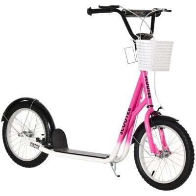 HOMCOM Kinderroller Tretroller mit Bremse Höhenverstellbar HOMCOM Kinderroller Tretroller mit Bremse Höhenverstellbar