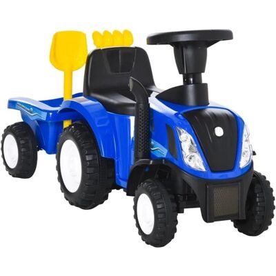 HOMCOM Kinder Rutschauto NEW HOLLAND Laufhilfe mit Hupe 91 x 29 x 44 cm HOMCOM Kinder Rutschauto NEW HOLLAND Laufhilfe mit Hupe 91 x 29 x 44 cm