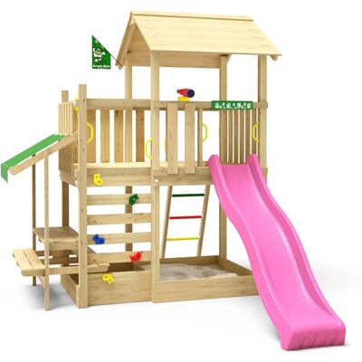 Jungle Gym Spielturm Plaza Holz Turm Picnic Modul Rutsche Fuchsia Jungle Gym Spielturm Plaza Holz Turm Picnic Modul Rutsche Fuchsia