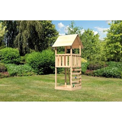 Karibu Spielturm Lotti und Kletterwand Eco Karibu Spielturm Lotti und Kletterwand Eco