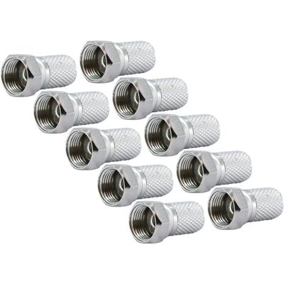 Schwaiger F-Stecker FST8010 531 Silber 8 mm Schwaiger F-Stecker FST8010 531 Silber 8 mm