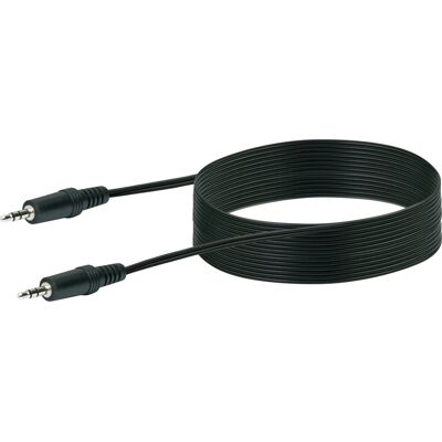 Schwaiger Audio-Anschlusskabel 3,5 mm Klinkenstecker Schwarz 5 m Schwaiger Audio-Anschlusskabel 3,5 mm Klinkenstecker Schwarz 5 m