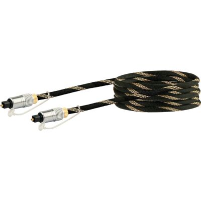 Schwaiger Lichtwellenleiter-Anschlusskabel mit Toslink-Stecker Schwaiger Lichtwellenleiter-Anschlusskabel mit Toslink-Stecker