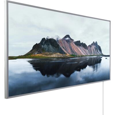 Könighaus Infrarotheizung Panorama-Serie 60 cm x 120 cm 1200 W Berg und See Könighaus Infrarotheizung Panorama-Serie 60 cm x 120 cm 1200 W Berg und See