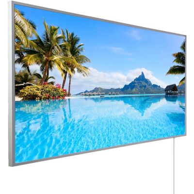 Könighaus Infrarotheizung Panorama-Serie 50 cm x 90 cm 450 W Bora Bora Insel Könighaus Infrarotheizung Panorama-Serie 50 cm x 90 cm 450 W Bora Bora Insel