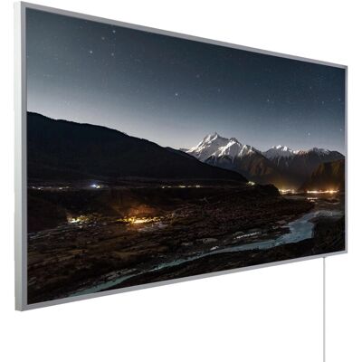 Könighaus Infrarotheizung Panorama-Serie 50 cm x 60 cm 300 W Berg Tal und Sterne Könighaus Infrarotheizung Panorama-Serie 50 cm x 60 cm 300 W Berg Tal und Sterne