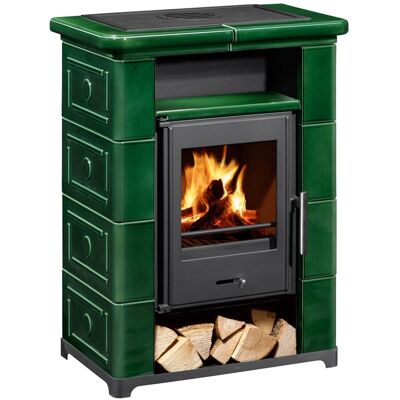 Wamsler Montafon Kaminofen Keramik Grün 9 kW Wamsler Montafon Kaminofen Keramik Grün 9 kW