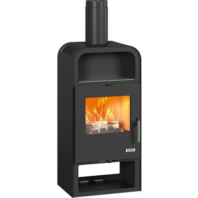 Accente Mahan Kaminofen Schwarz Matt 7 kW Accente Mahan Kaminofen Schwarz Matt 7 kW