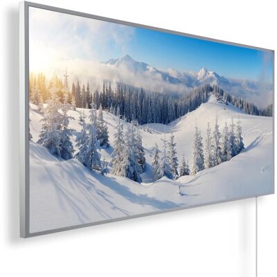 Könighaus Infrarotheizung Panorama-Serie 60 cm x 100 cm 600 W Schneelandschaft Könighaus Infrarotheizung Panorama-Serie 60 cm x 100 cm 600 W Schneelandschaft