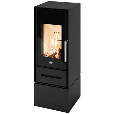 BLAZE - Regina - Schwarz - Metall - Holzofen BLAZE - Regina - Schwarz - Metall - Holzofen