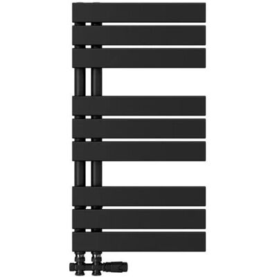 Emke Badheizkörper 76x40cm 343W Schwarz Handtuchwärmer für Badezimmer Handtuchtrockner Emke Badheizkörper 76x40cm 343W Schwarz Handtuchwärmer für Badezimmer Handtuchtrockner