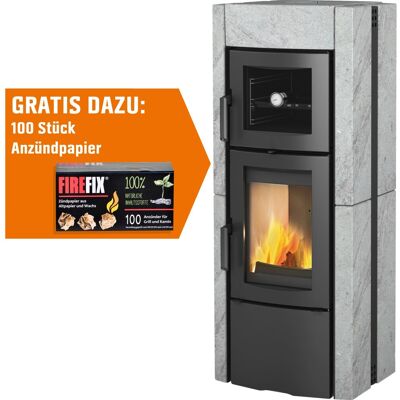 Firefix La Nordica Kaminofen Ester Forno Naturstein 8,2 kW EEK: A+ Firefix La Nordica Kaminofen Ester Forno Naturstein 8,2 kW EEK: A+