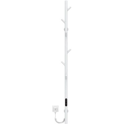 Emke Elektrischer Handtuchheizkörper 150 cm Weiß mit LED Display Intelligentes Thermostat WiFi APP Steuerung Timer Emke Elektrischer Handtuchheizkörper 150 cm Weiß mit LED Display Intelligentes Thermostat WiFi APP Steuerung Timer