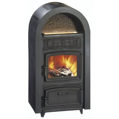 Wamsler Hüttenofen Kaminofen Stahl Schwarz 9 kW Wamsler Hüttenofen Kaminofen Stahl Schwarz 9 kW