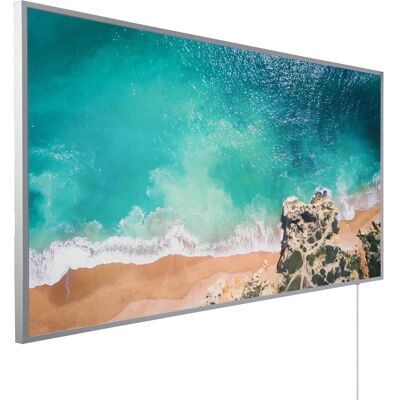 Könighaus Infrarotheizung Panorama-Serie 60 cm x 120 cm 1200 W Traumstrand 2 Könighaus Infrarotheizung Panorama-Serie 60 cm x 120 cm 1200 W Traumstrand 2