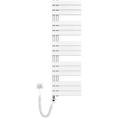 Emke Badheizkörper Elektrisch mit Thermostat und Timer für Handtuchwärmer 40x132cm 600W Weiß Handtuchheizkörper Emke Badheizkörper Elektrisch mit Thermostat und Timer für Handtuchwärmer 40x132cm 600W Weiß Handtuchheizkörper