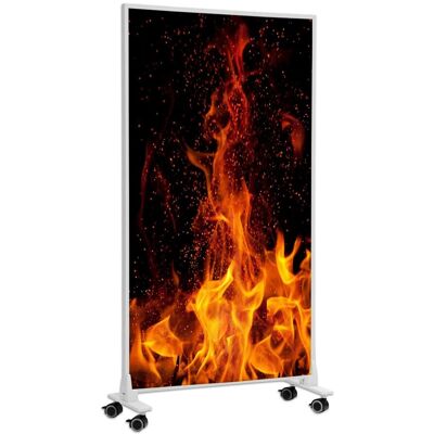 Könighaus Infrarotheizung Lagerfeuer mit Rollen 450 W Könighaus Infrarotheizung Lagerfeuer mit Rollen 450 W