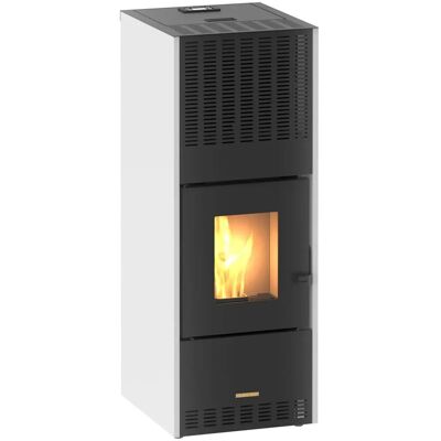 Blaze Pelletofen Leo Metall Weiß 10 kW Blaze Pelletofen Leo Metall Weiß 10 kW