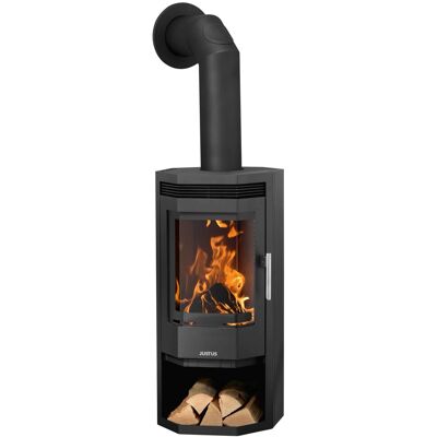 Justus Usedom 5 II Kaminofen Stahl Schwarz 5 kW Justus Usedom 5 II Kaminofen Stahl Schwarz 5 kW