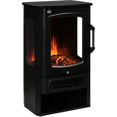HOMCOM LED Elektrokamin mit Flammeneffekt 1000/2000W 44,5x32x74 cm HOMCOM LED Elektrokamin mit Flammeneffekt 1000/2000W 44,5x32x74 cm