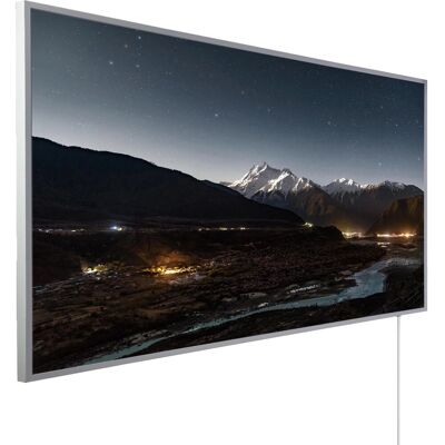 Könighaus Infrarotheizung Panorama-Serie 60 cm x 100cm 600 W Berg Tal und Sterne Könighaus Infrarotheizung Panorama-Serie 60 cm x 100cm 600 W Berg Tal und Sterne