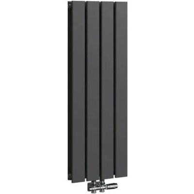 Emke Heizkörper 90x30cm 446W Schwarz Flach Heizkörper Doppellagig Paneelheizkörper Vertikal Mittelanschluss Emke Heizkörper 90x30cm 446W Schwarz Flach Heizkörper Doppellagig Paneelheizkörper Vertikal Mittelanschluss
