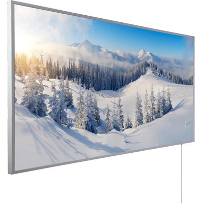 Könighaus Infrarotheizung Panorama-Serie 50 cm x 90 cm 450 W Schneelandschaft Könighaus Infrarotheizung Panorama-Serie 50 cm x 90 cm 450 W Schneelandschaft