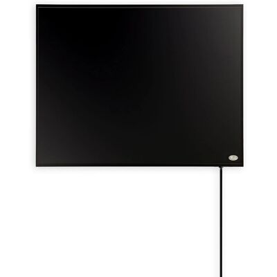 Könighaus Infrarotheizung Black Edition 300 W Kabelausgang Quer Links Könighaus Infrarotheizung Black Edition 300 W Kabelausgang Quer Links