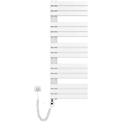Emke Badheizkörper Elektrisch mit Thermostat und Timer für Handtuchwärmer 50x132cm 800W Weiß Handtuchheizkörper Emke Badheizkörper Elektrisch mit Thermostat und Timer für Handtuchwärmer 50x132cm 800W Weiß Handtuchheizkörper
