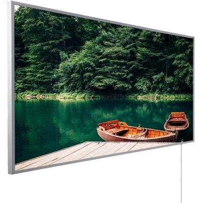 Könighaus Infrarotheizung Panorama-Serie 50 cm x 60 cm 300 W Boot und See Könighaus Infrarotheizung Panorama-Serie 50 cm x 60 cm 300 W Boot und See