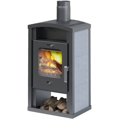 Accente Umea 4.0 GTS Kaminofen Granit Grau 6 kW Accente Umea 4.0 GTS Kaminofen Granit Grau 6 kW