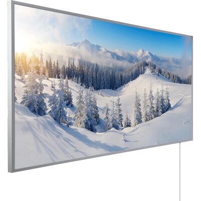 Könighaus Infrarotheizung Panorama-Serie 60 cm x 120 cm 1000 W Schneelandschaft Könighaus Infrarotheizung Panorama-Serie 60 cm x 120 cm 1000 W Schneelandschaft