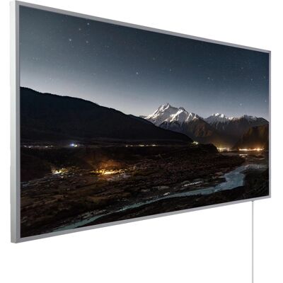 Könighaus Infrarotheizung Panorama-Serie 50 cm x 90 cm 450 W Berg Tal und Sterne Könighaus Infrarotheizung Panorama-Serie 50 cm x 90 cm 450 W Berg Tal und Sterne
