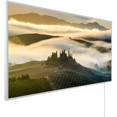 Könighaus Infrarotheizung Panorama-Serie 60 cm x 120 cm 1000 W Aussicht Toscana Könighaus Infrarotheizung Panorama-Serie 60 cm x 120 cm 1000 W Aussicht Toscana