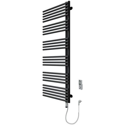 Schöner Wohnen Design-Heizkörper Celia mit Heizstab 5 Rechts 151 x 60 cm Schwarz Schöner Wohnen Design-Heizkörper Celia mit Heizstab 5 Rechts 151 x 60 cm Schwarz