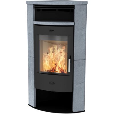 FIREPLACE Malta - schwarz - Speckstein - 6,1 kW - Kaminofen FIREPLACE Malta - schwarz - Speckstein - 6,1 kW - Kaminofen
