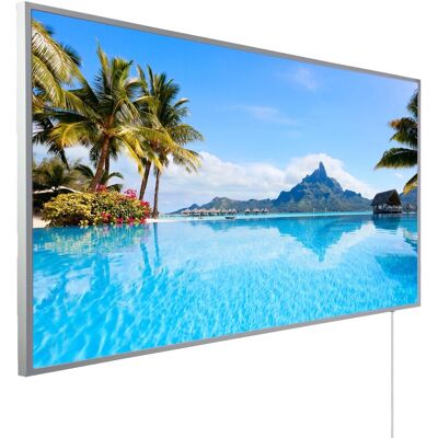 Könighaus Infrarotheizung Panorama-Serie 60 cm x 120 cm 1200 W Bora Bora Insel Könighaus Infrarotheizung Panorama-Serie 60 cm x 120 cm 1200 W Bora Bora Insel