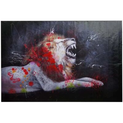 MCW Ölgemälde Löwe H25 100x150cm MCW Ölgemälde Löwe H25 100x150cm