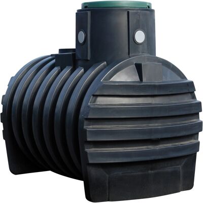 4rain Retentionszisterne Mono Plus 3000 l Schwarz 4rain Retentionszisterne Mono Plus 3000 l Schwarz
