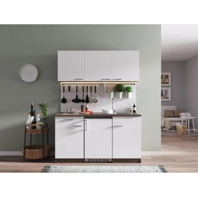 Respekta Küchenzeile KB150EYWC 150 cm Weiß-Eiche York Nachbildung Respekta Küchenzeile KB150EYWC 150 cm Weiß-Eiche York Nachbildung