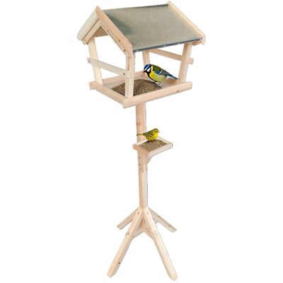Relaxdays Vogelfutterhaus Tannenholz Eisen Natur Freistehend 121 cm x 36 cm x 30 cm 2,4 kg Relaxdays Vogelfutterhaus Tannenholz Eisen Natur Freistehend 121 cm x 36 cm x 30 cm 2,4 kg